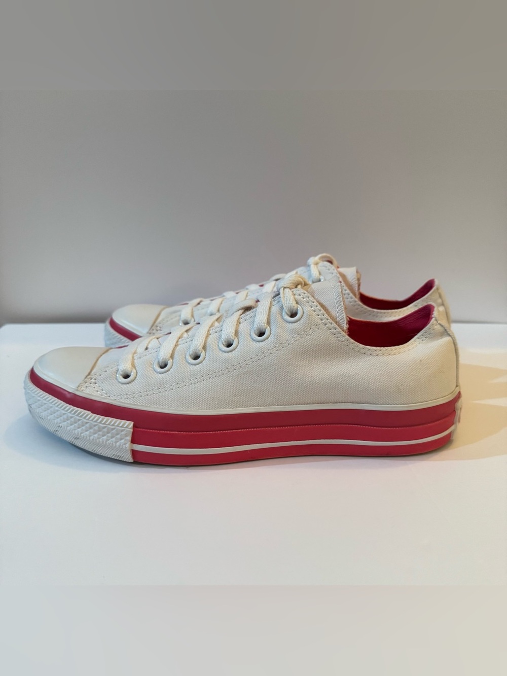 Converse Chuck Taylor All Star Double Tongue Low-Top Sneakers W8 M6 - Picture 5 of 11